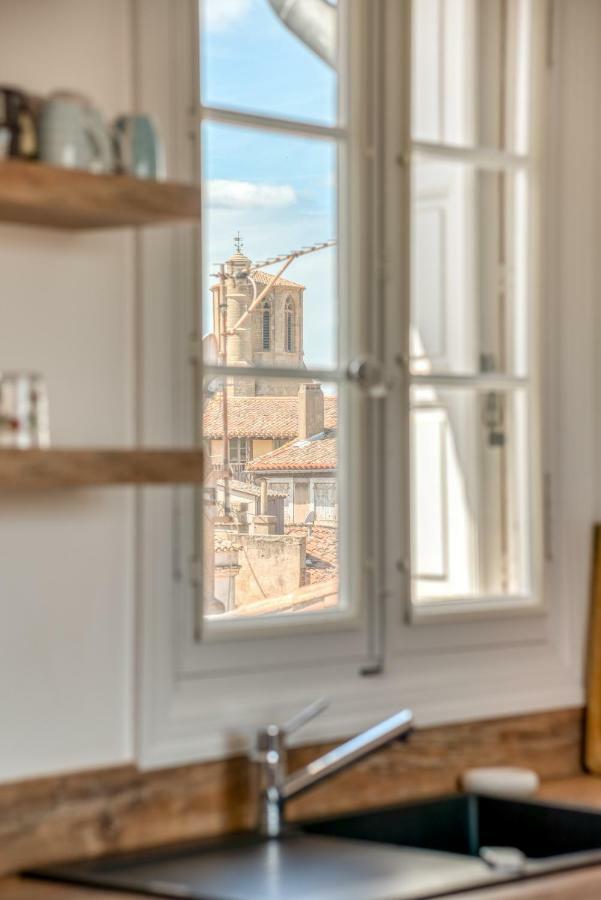 Les Cles De Laure - Wine Loft, Terrasse Et Vue Extraordinaire Sur La Cite Medievale Carcassonne Exterior foto